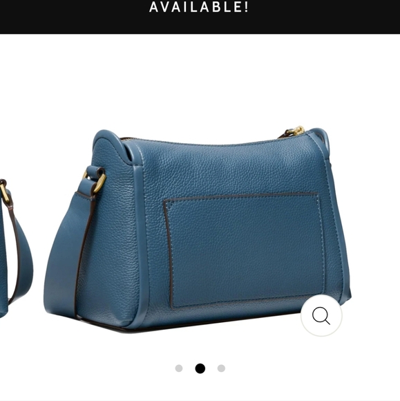 MICHAEL KORS Carine Leather Crossbody Bag in Chambray Blue - Picture 3 of 12